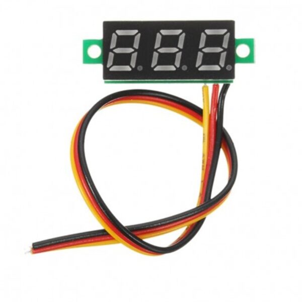 ماژول ولت متر دیجیتال کوچک ولتاژ 3 الی 32 ولت