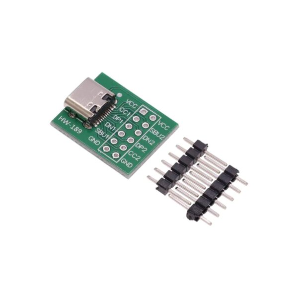 برد برک اوت (Type C) USB به DIP مدل 12 پین