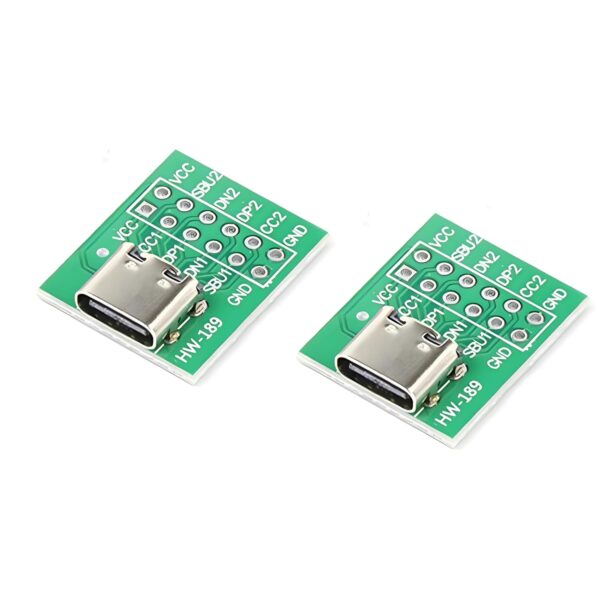 برد برک اوت (Type C) USB به DIP مدل 12 پین
