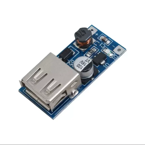 ماژول رگولاتور DC به DC افزاینده دارای خروجی 600mA 5V USB