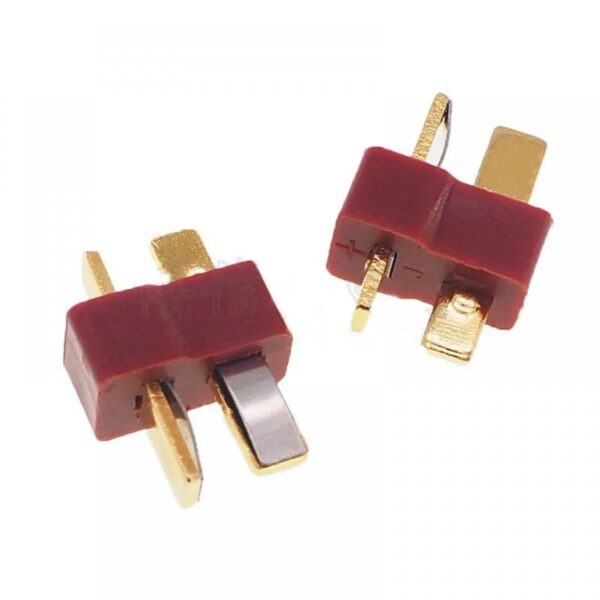 کانکتور تی - T Connector ویژه باتری و منبع تغذیه (یک جفت نری و مادگی)