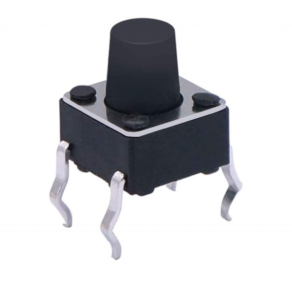 سوئیچ 6x6x7mm مشکی - کلید فشاری با کیفیت بالا